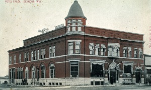 FIRE AT THE FALCK HOTEL - 1923